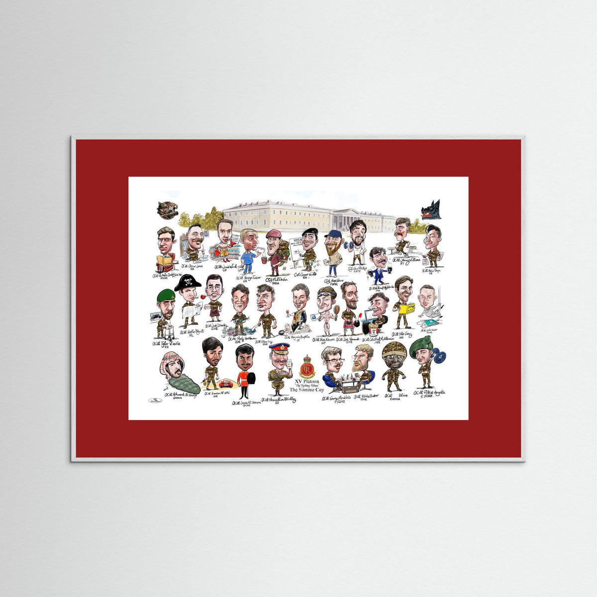 Sandhurst XV framed Print on art paper