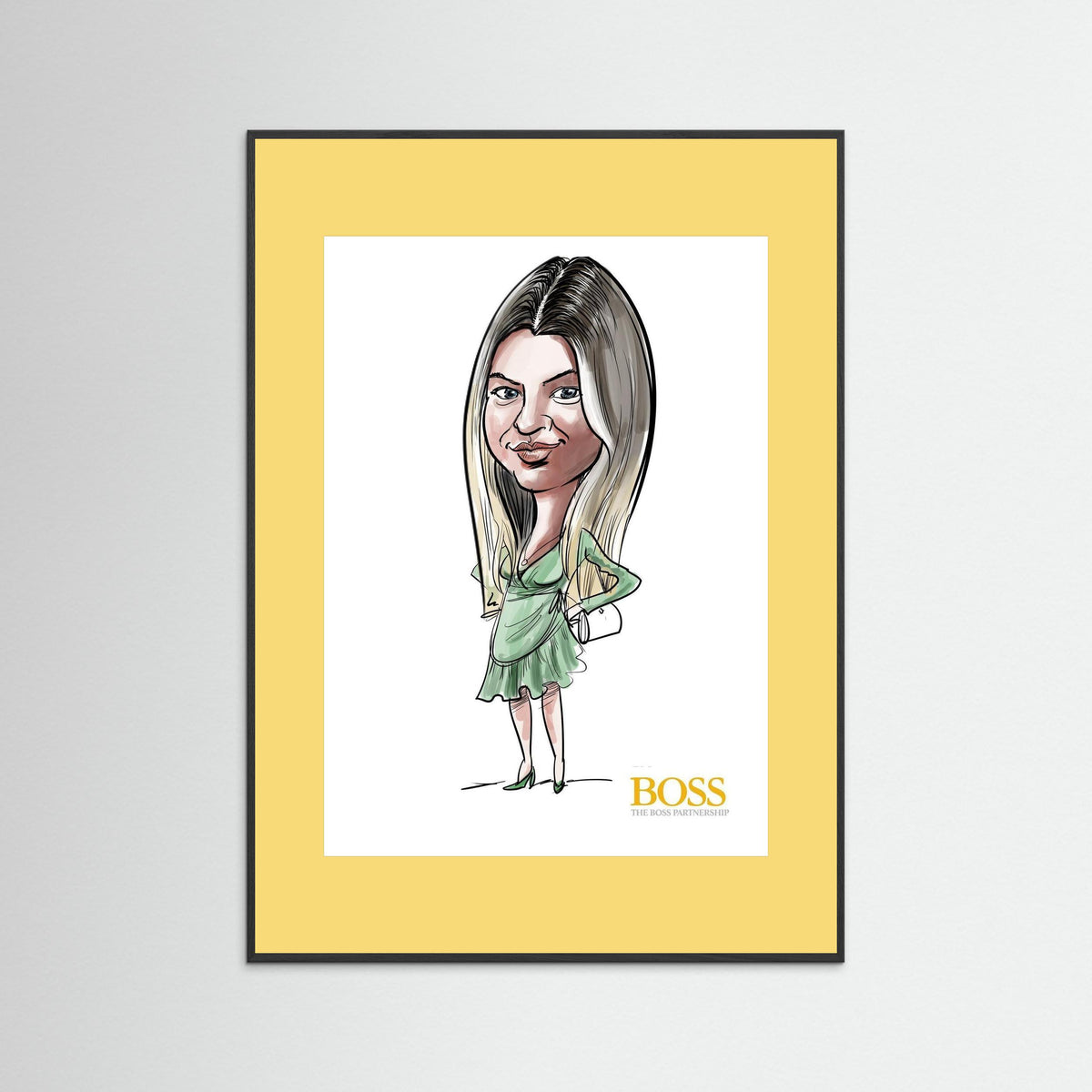 Boss Partnership staff caricatures 