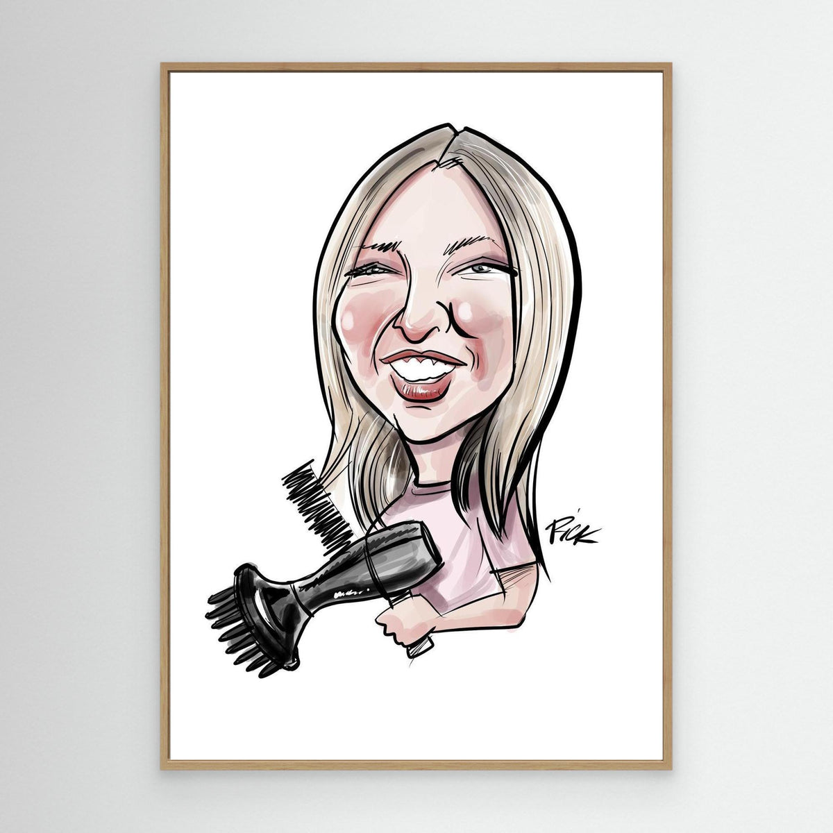Hairdresser Caricature 