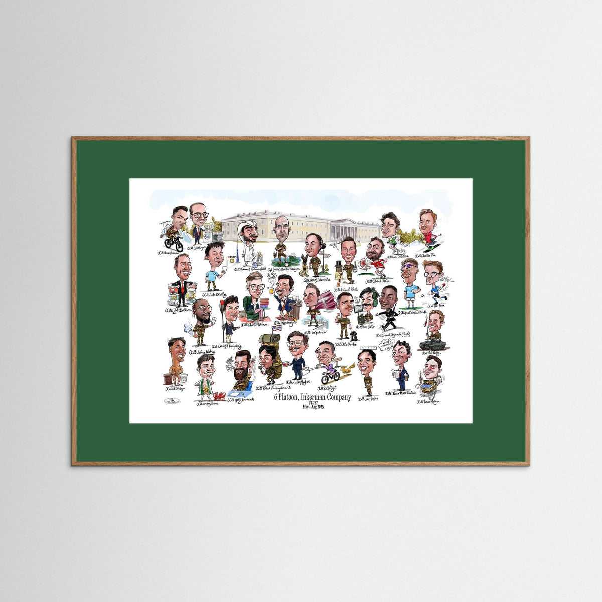 6 Platoon, Inkerman, Sandhurst print on paper 