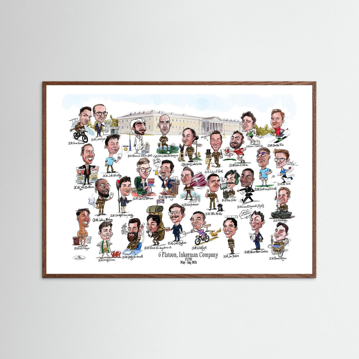 6 Platoon, Inkerman, Sandhurst print on paper 