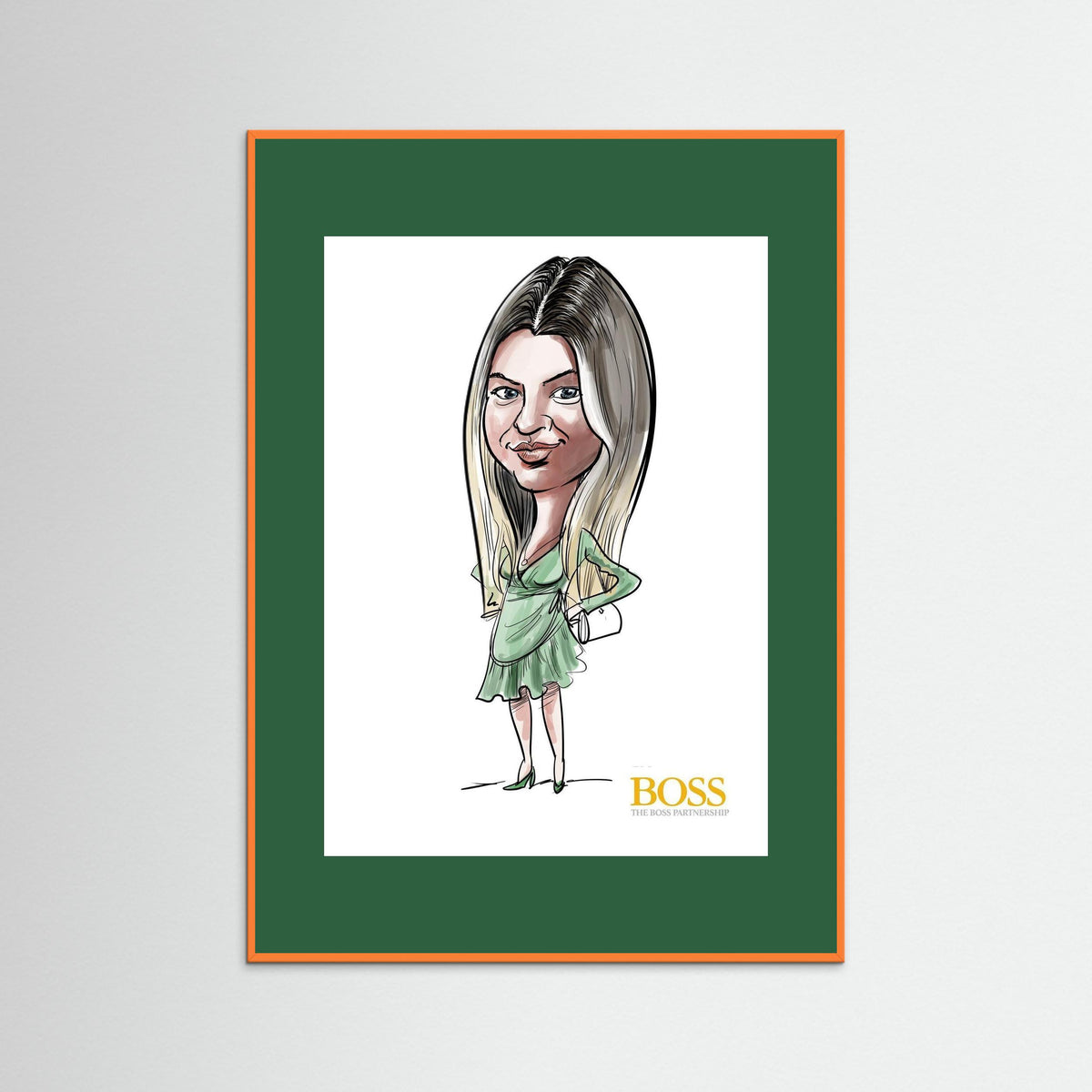 Boss Partnership staff caricatures 