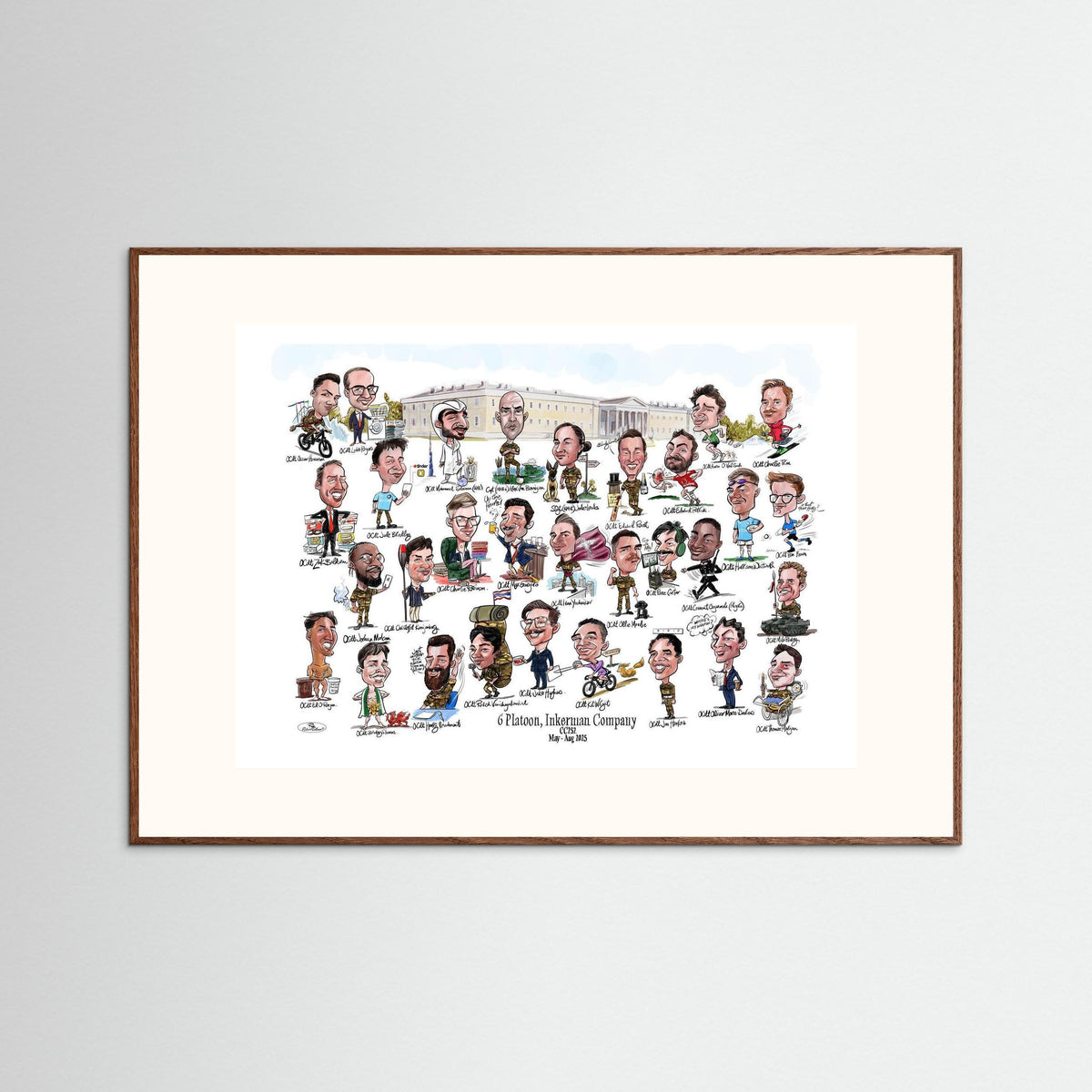 6 Platoon, Inkerman, Sandhurst print on paper 