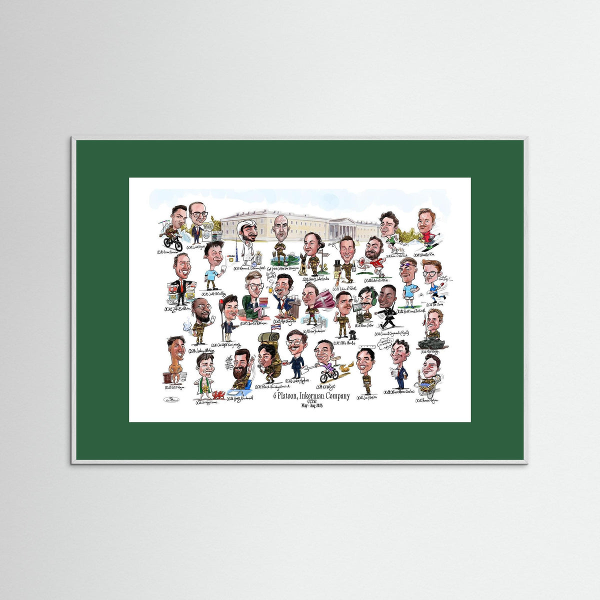6 Platoon, Inkerman, Sandhurst print on paper 