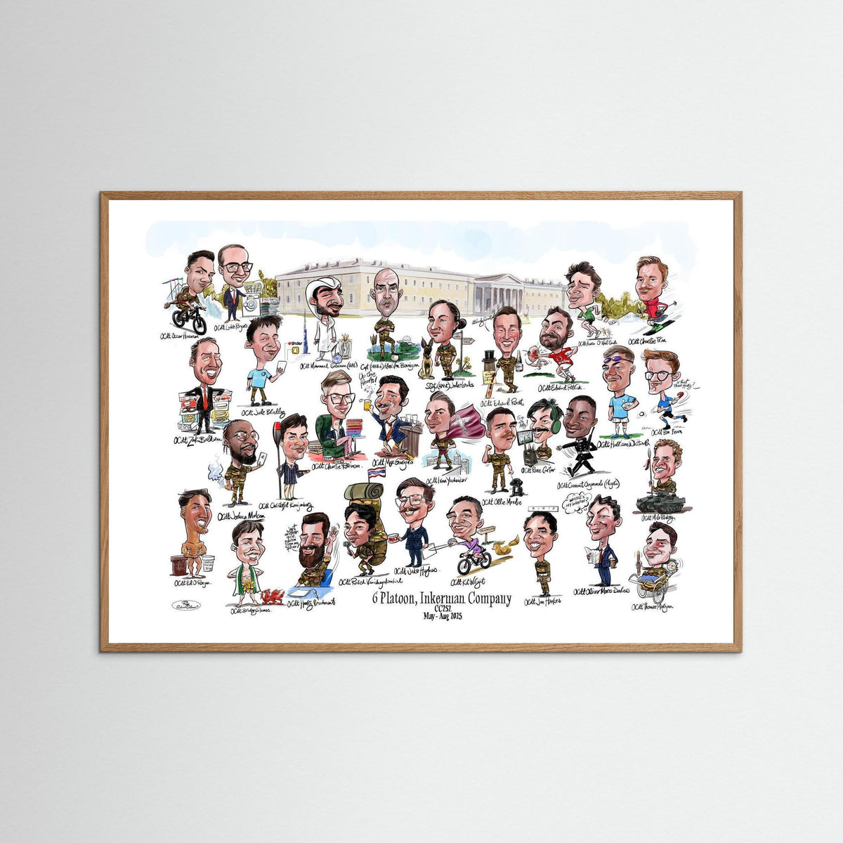 6 Platoon, Inkerman, Sandhurst print on paper 