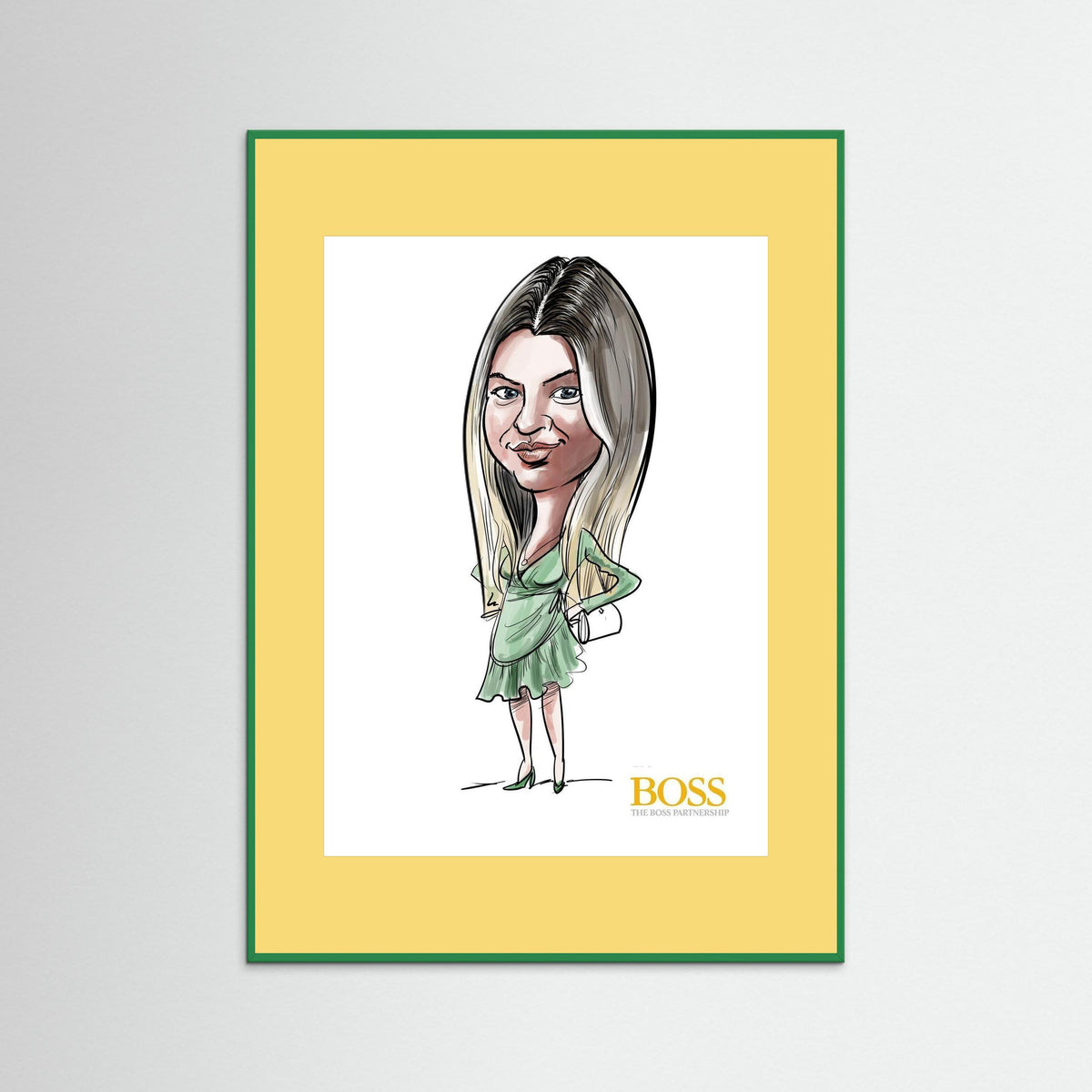 Boss Partnership staff caricatures 