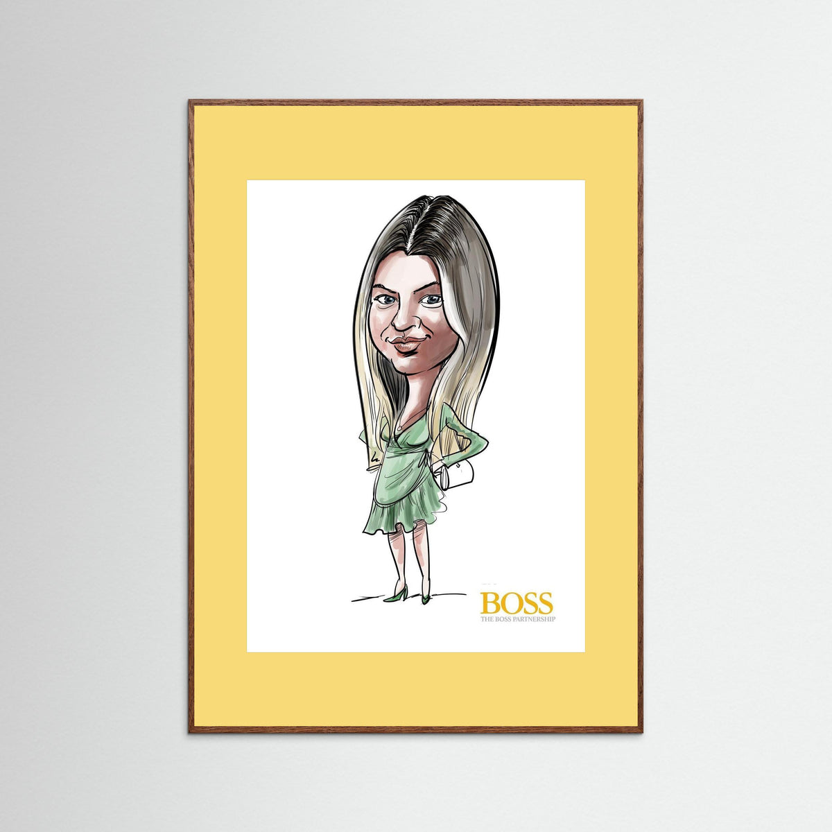 Boss Partnership staff caricatures 