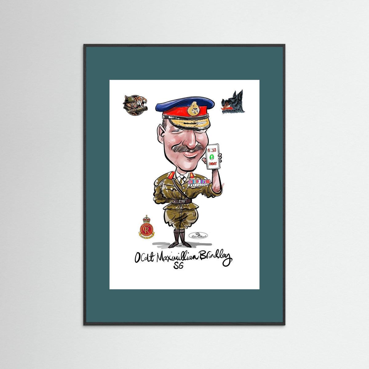 Sandhurst Officer Cadet - print on art paper 
