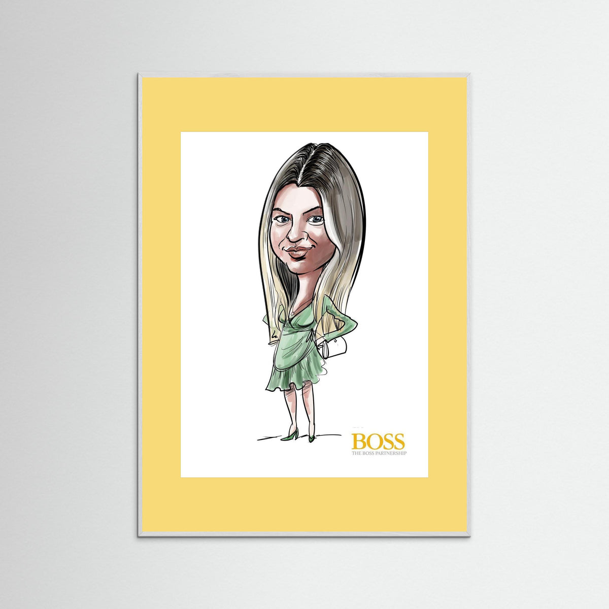 Boss Partnership staff caricatures 