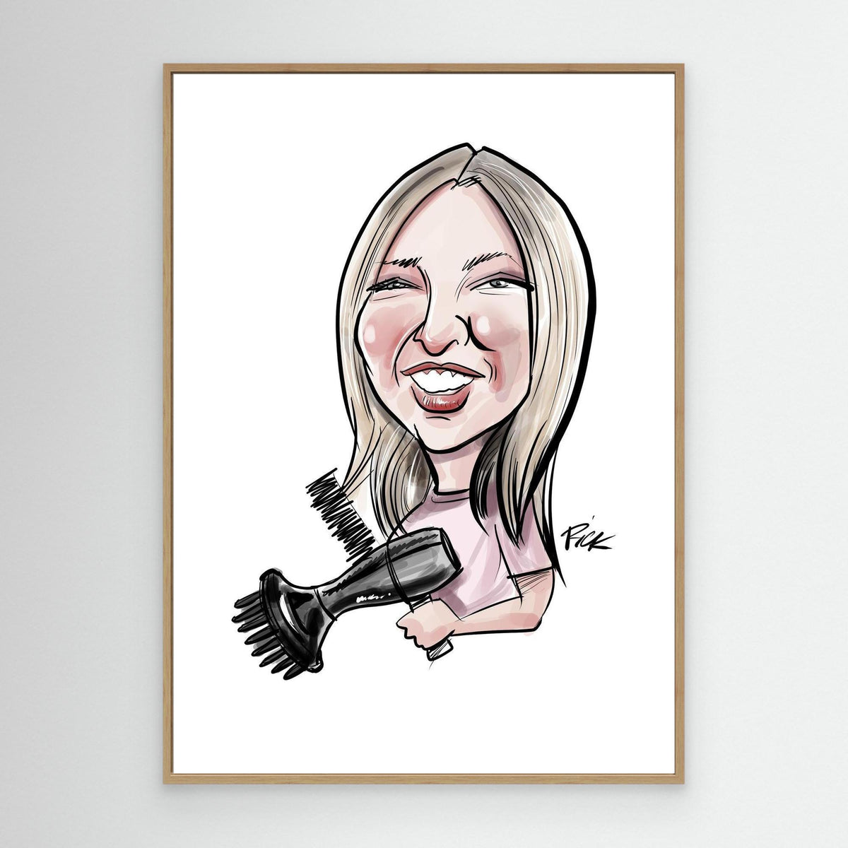 Hair by Me - Staff Caricature