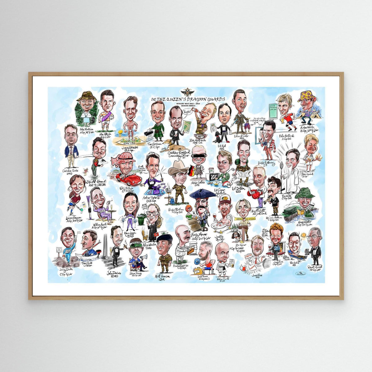 QDG (with CO's dog!) Print on Canvas version 