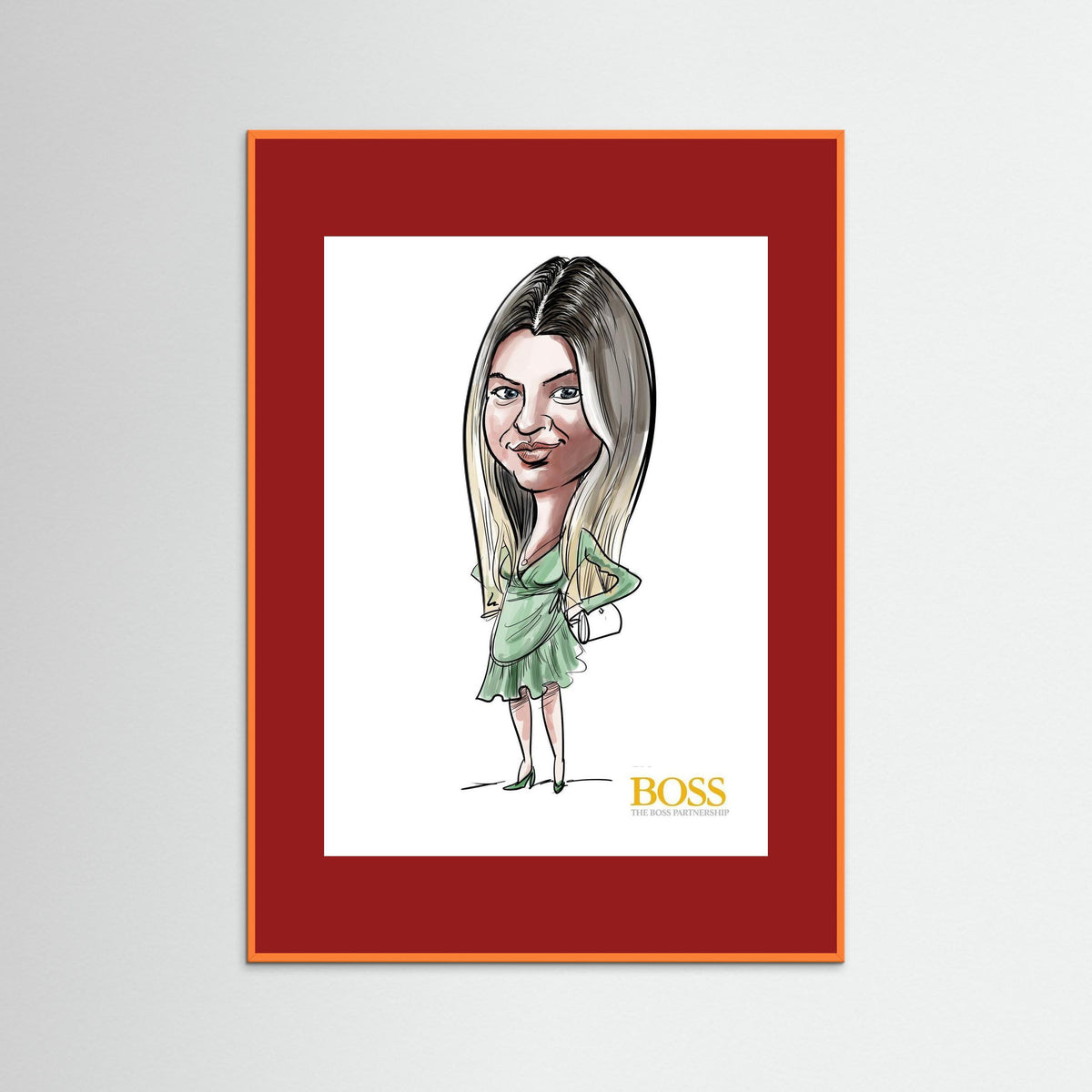 Boss Partnership staff caricatures 