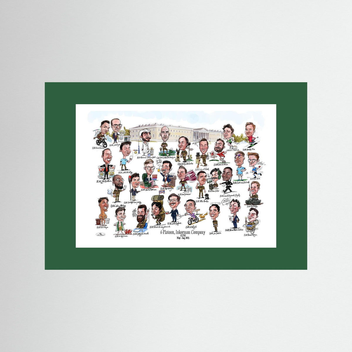 6 Platoon, Inkerman, Sandhurst print on paper 