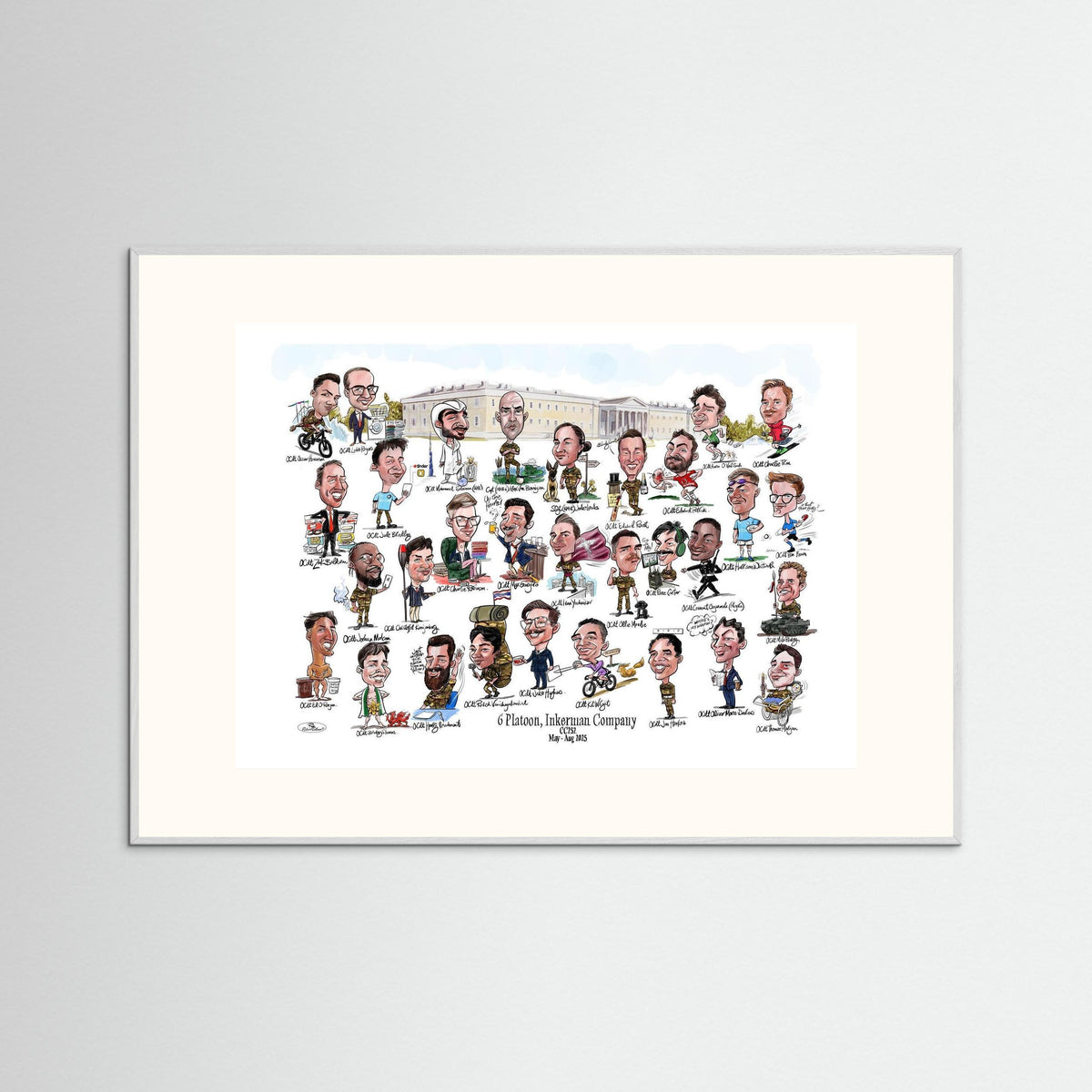 6 Platoon, Inkerman, Sandhurst print on paper 