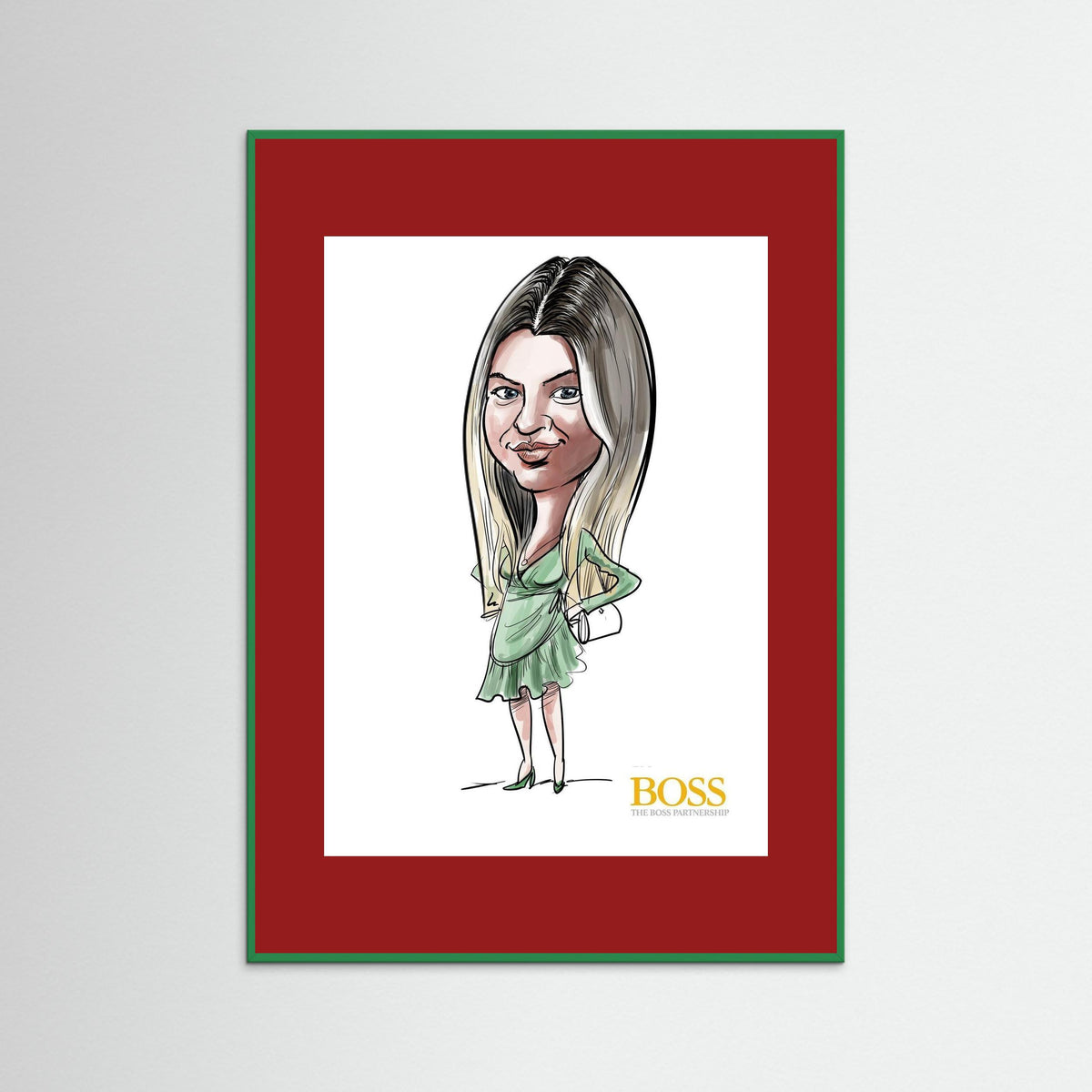 Boss Partnership staff caricatures 